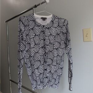 Covington‎ Navy and White cardigan